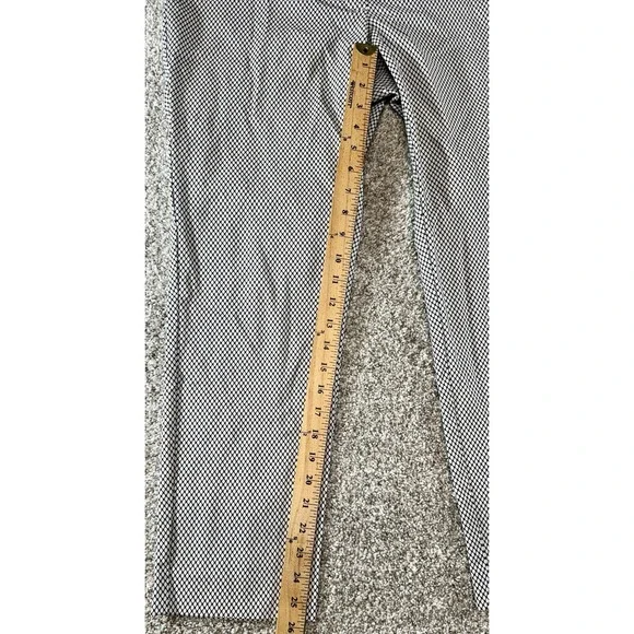 White House Black Market Womens Dress Pants Slim Ankle Geometric *MINT* Size 12 - Picture 3 of 7
